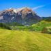 springtime in the swiss canton of nidwalden