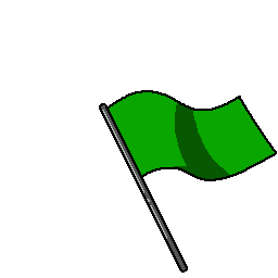 Green F1 Flag